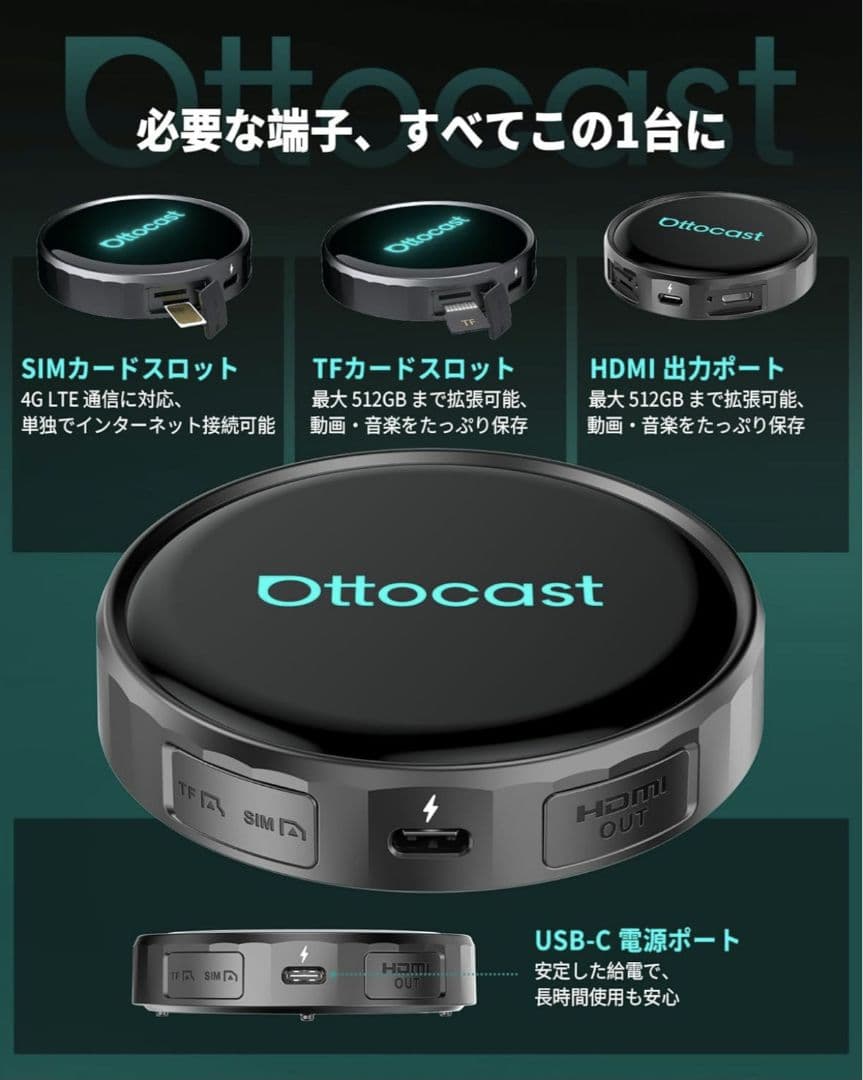 Ottocast P3 Pro オットキャスト OttoAibox