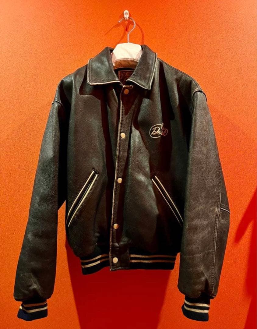 diesel スタジャン　80s 希少　レザー　ジャケット