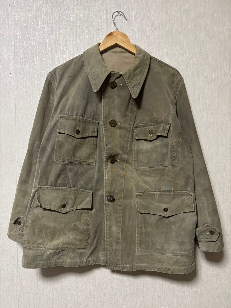 40s アニマルボタン ハンティングジャケット