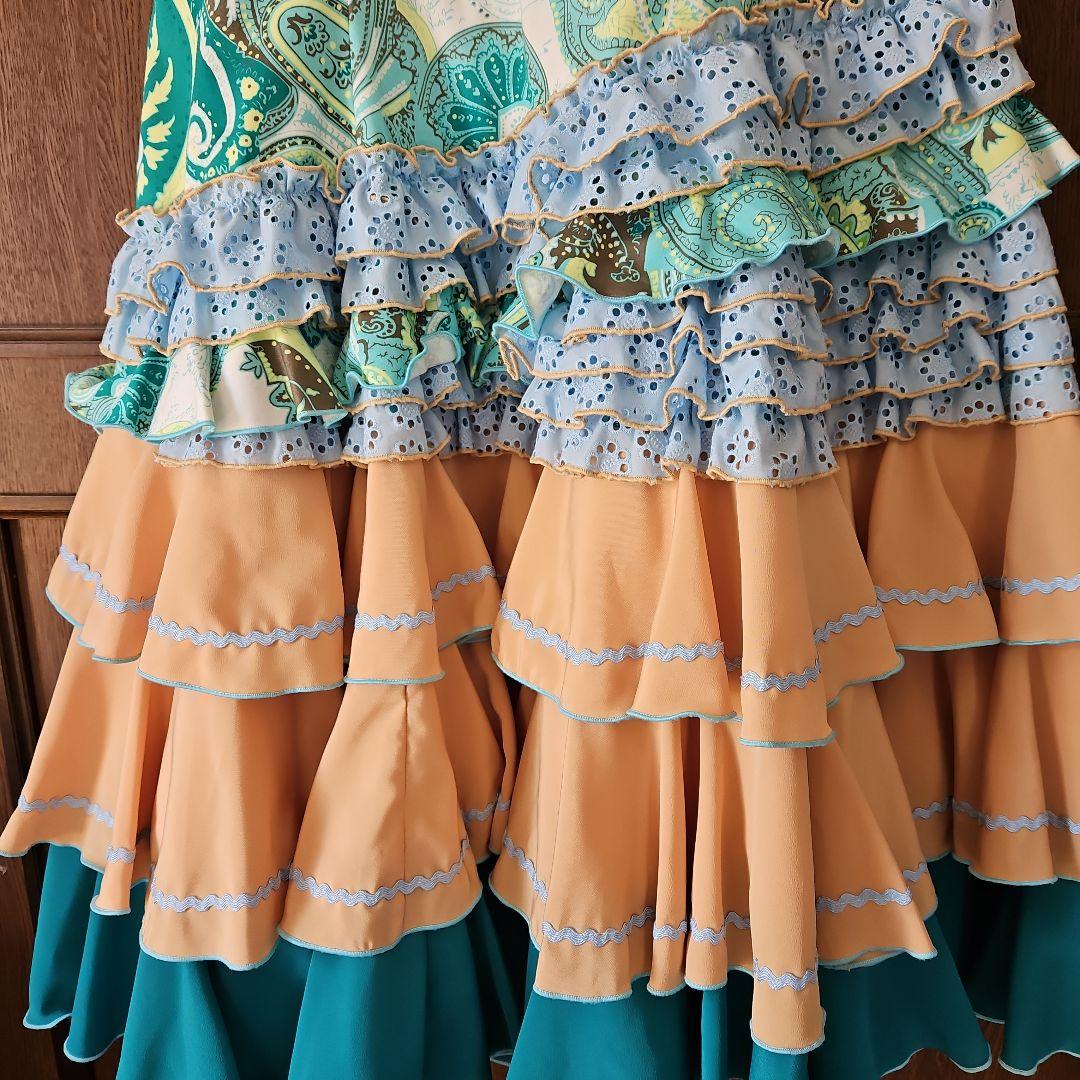 期間限定出品★ソニアジョーンズ　フラメンコ　ツーピース