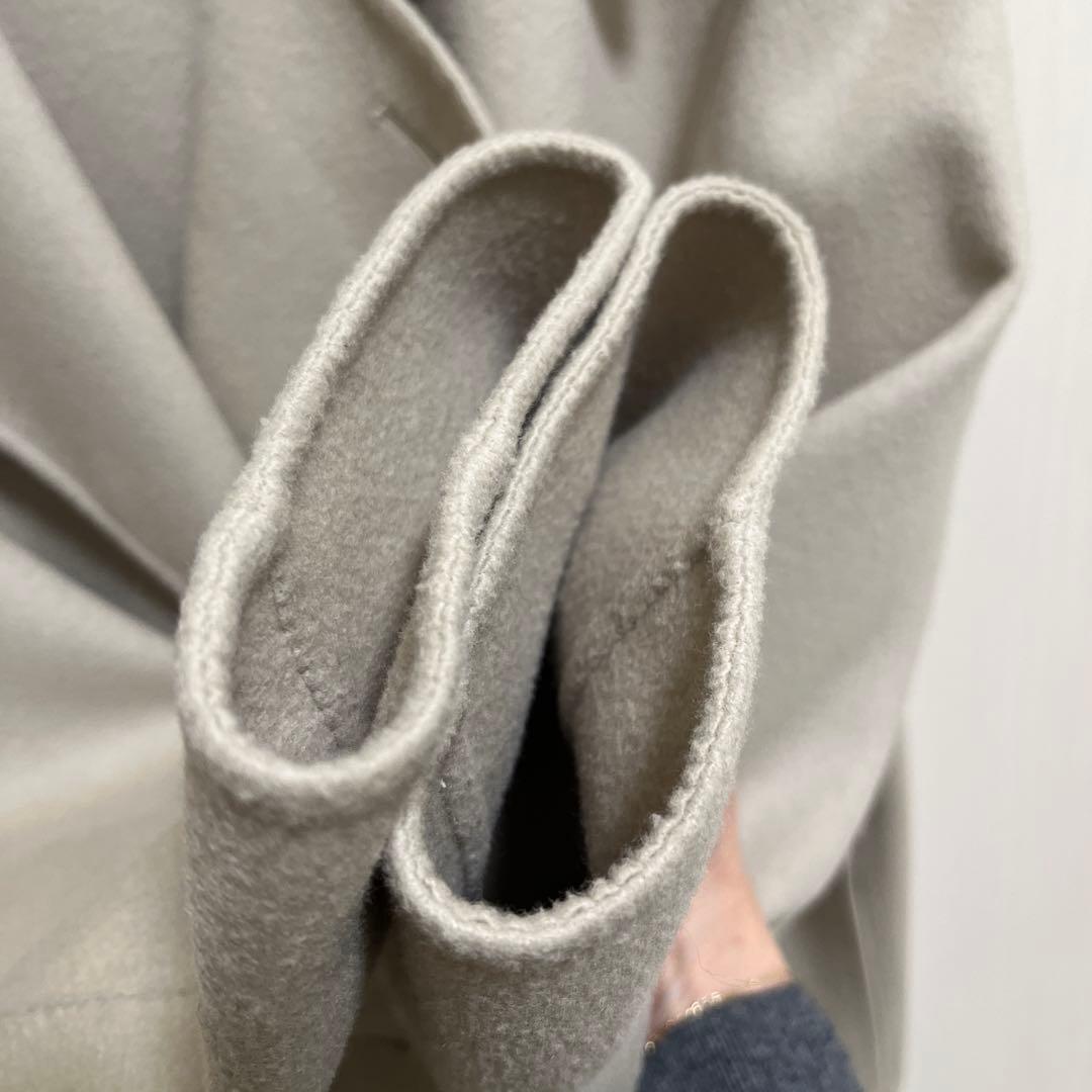 セオリー　ダブルフェイス　カシミア混ピーコート