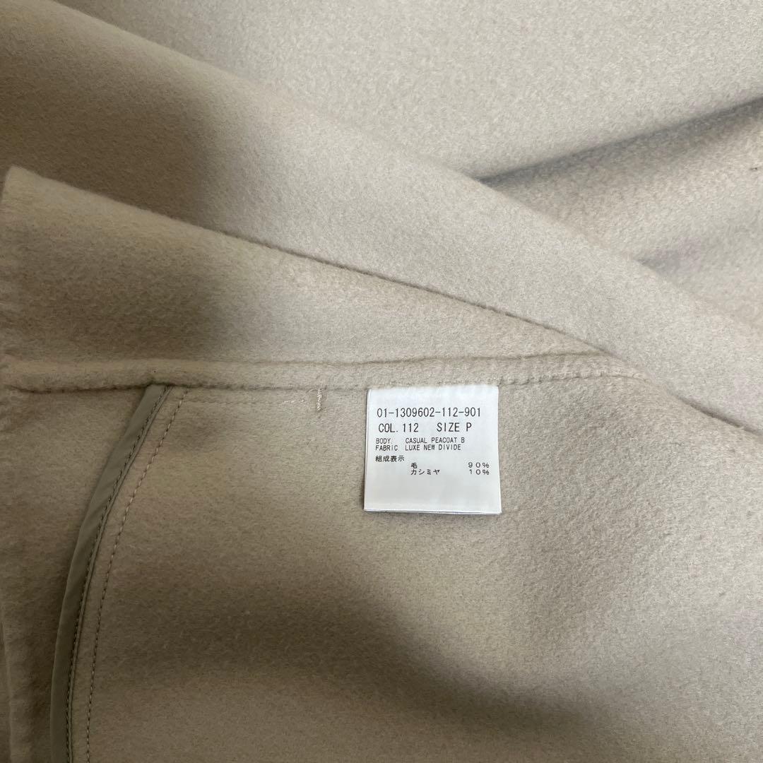 セオリー　ダブルフェイス　カシミア混ピーコート
