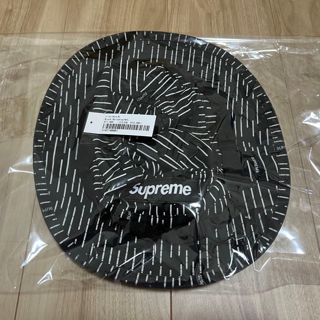 M/L supreme military boonie raindrop 黒