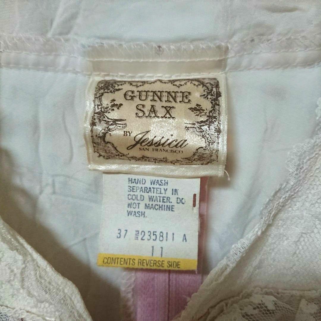 ガニーサックス Gunne Sax 花柄 ワンピース ヴィンテージ