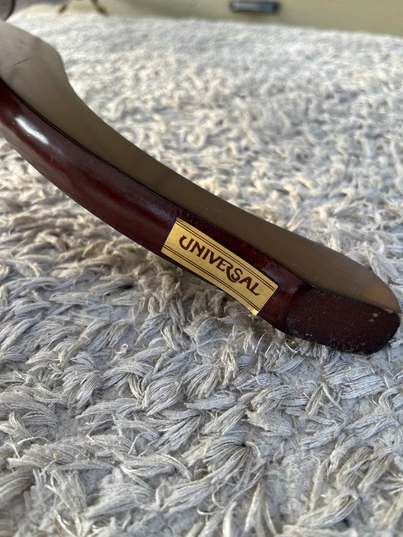 ポールハンガー/コートハンガー/ハンガーラック/真鍮フック/ダークブラウン