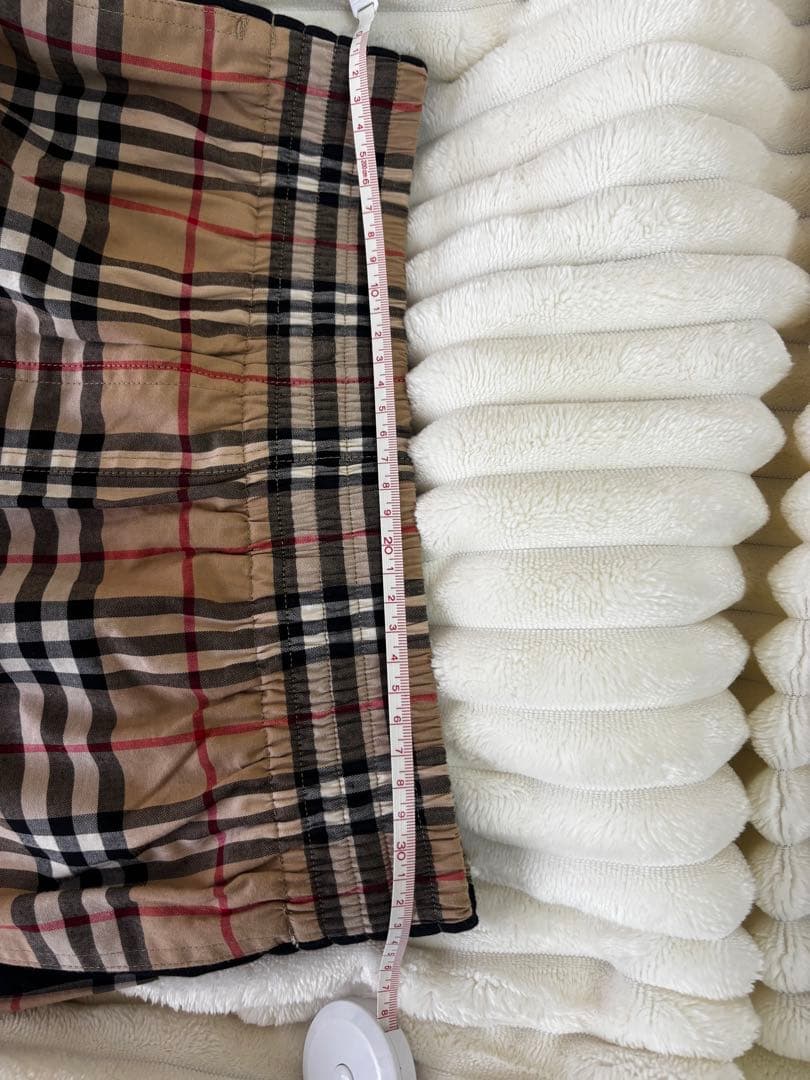 BURBERRY チェック コットン トラウザーズ　パンツ