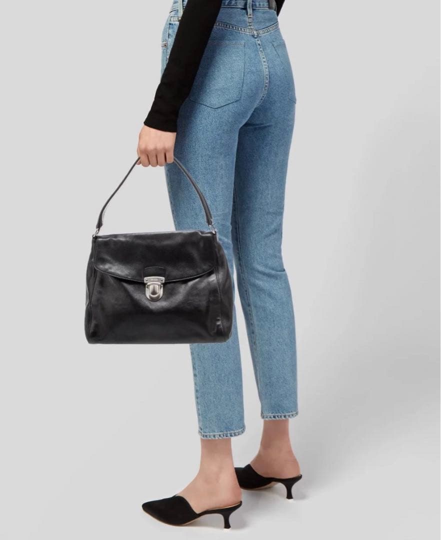 訳あり)プラダレザー ショルダーバッグ