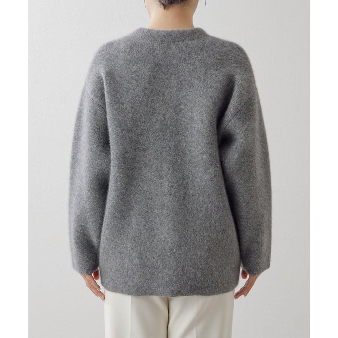 新品 Whim Gazette ウィム ガゼット ニットジャケット グレー