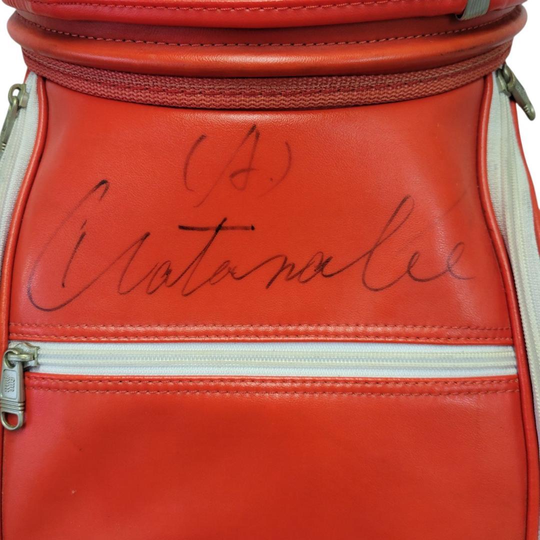 【極希少】one putt キャディーバッグ プロモデル 革 ゴルフバッグ