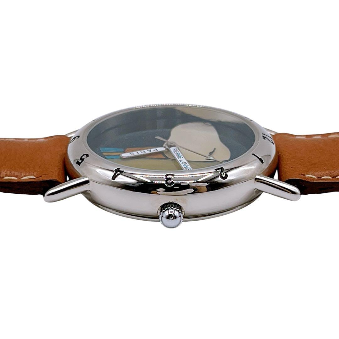 美品 ピエールラニエ 065.801 3針 ドッグ 世界999本限定 腕時計 黒