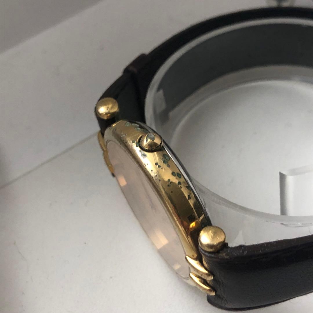 Christian Dior ビンテージ　アナログ腕時計 クォーツ ゴールド