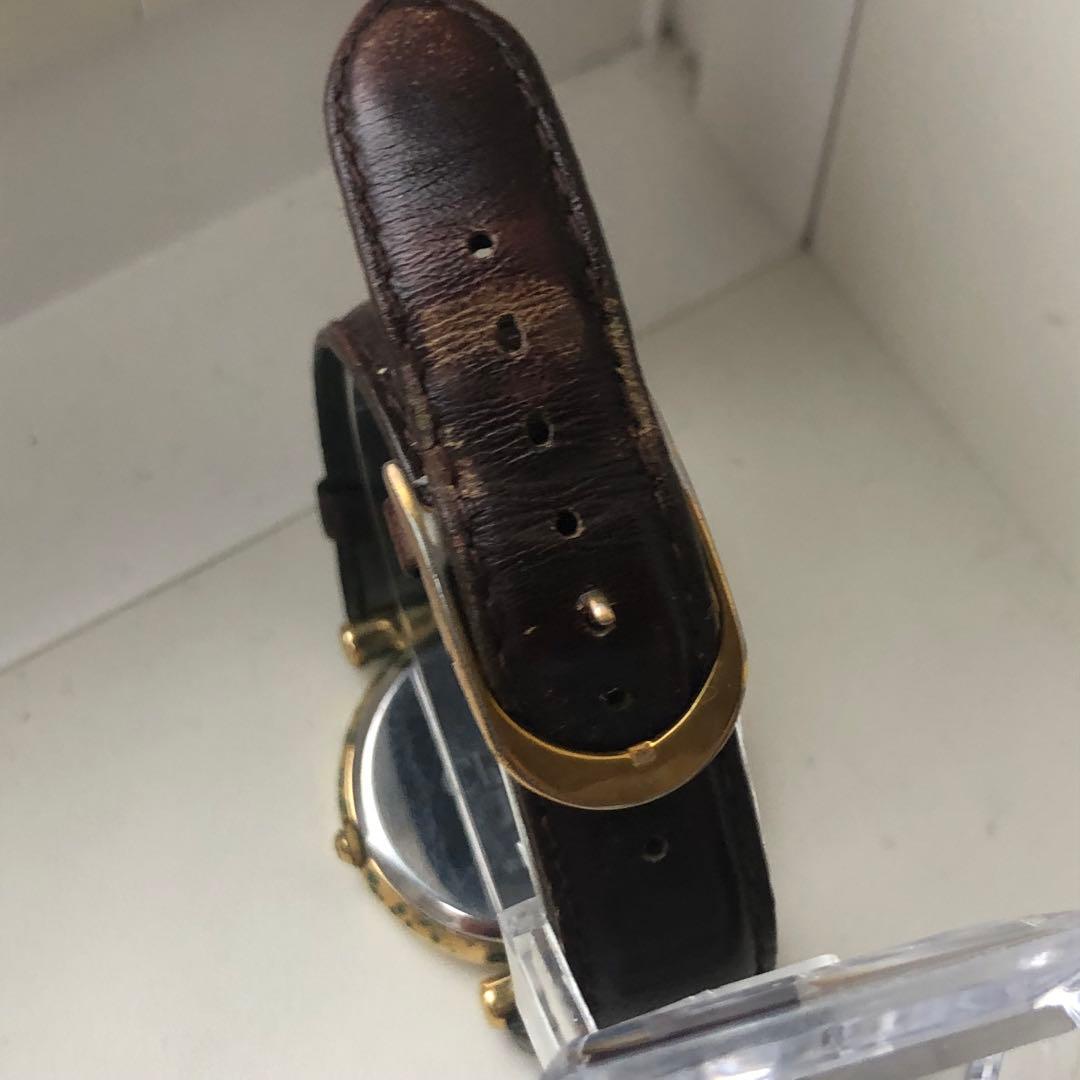 Christian Dior ビンテージ　アナログ腕時計 クォーツ ゴールド