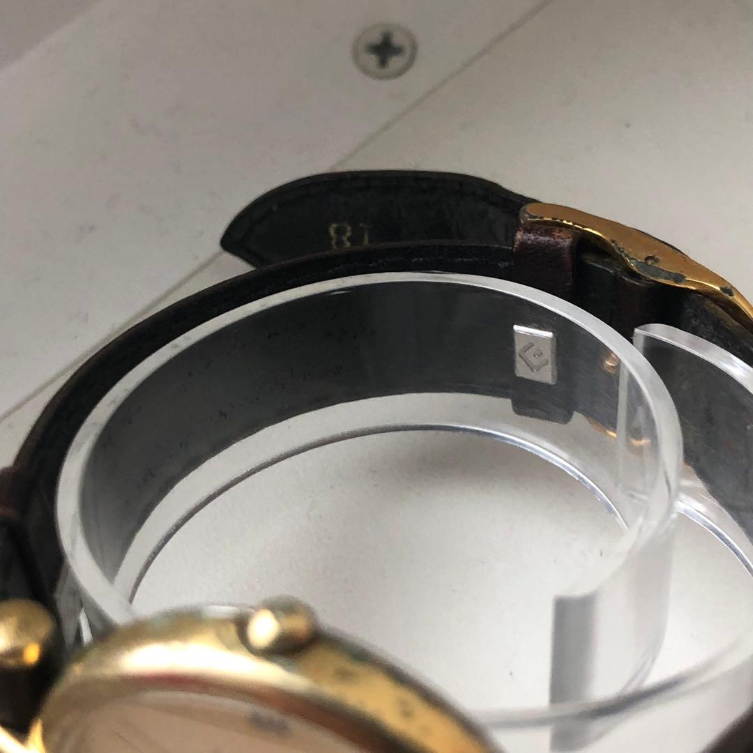 Christian Dior ビンテージ　アナログ腕時計 クォーツ ゴールド