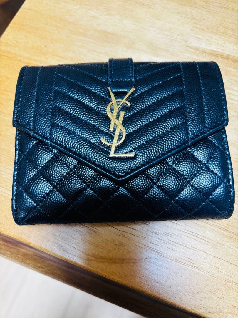 ♦Saint Laurent♦モノグラム レディース三つ折り財布