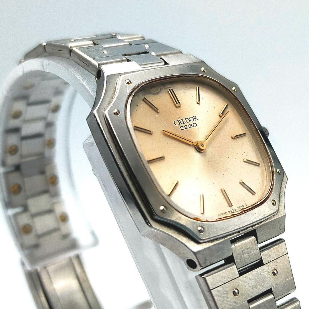 【24H発送】稼働品 クレドール レディース腕時計 8420-5010 シルバー