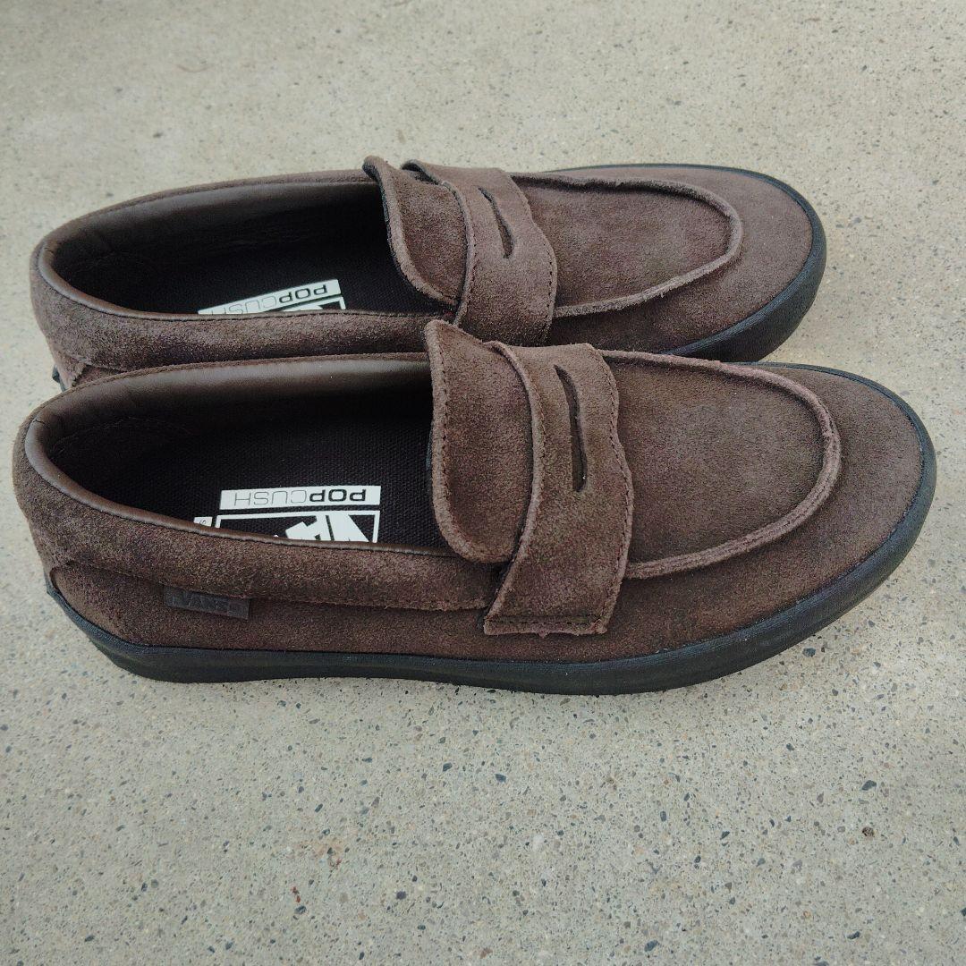 バンズ スエード ローファー ブラウン