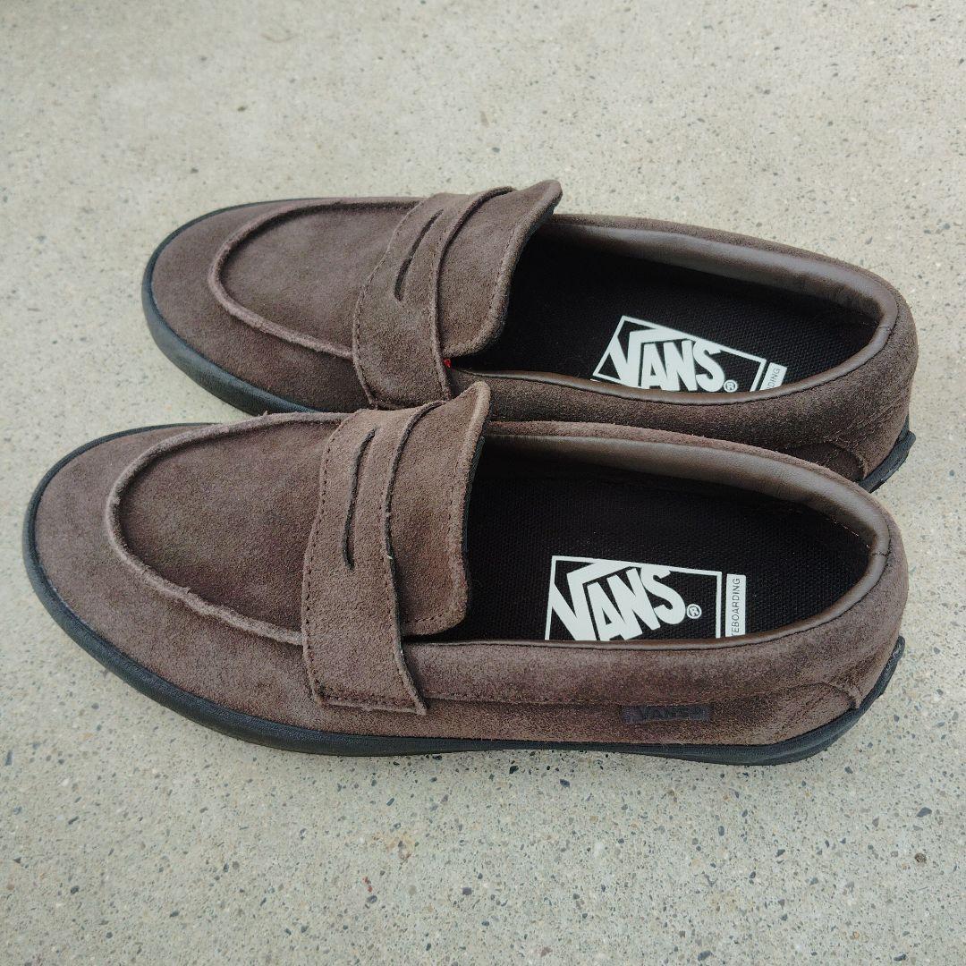 バンズ スエード ローファー ブラウン