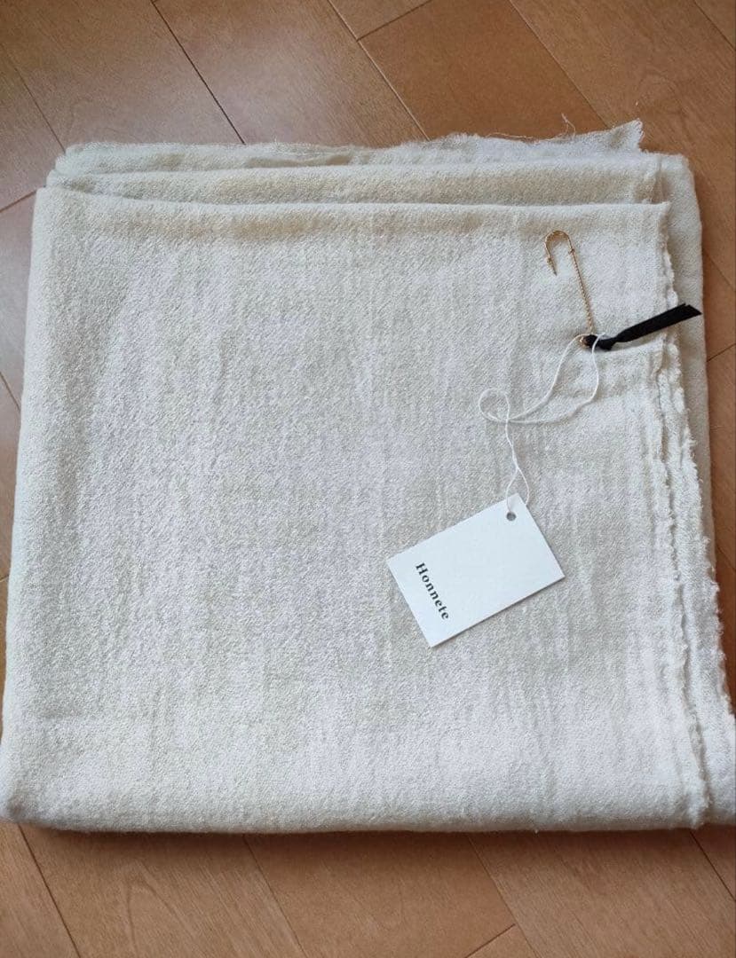 Honnet リネンウールストール