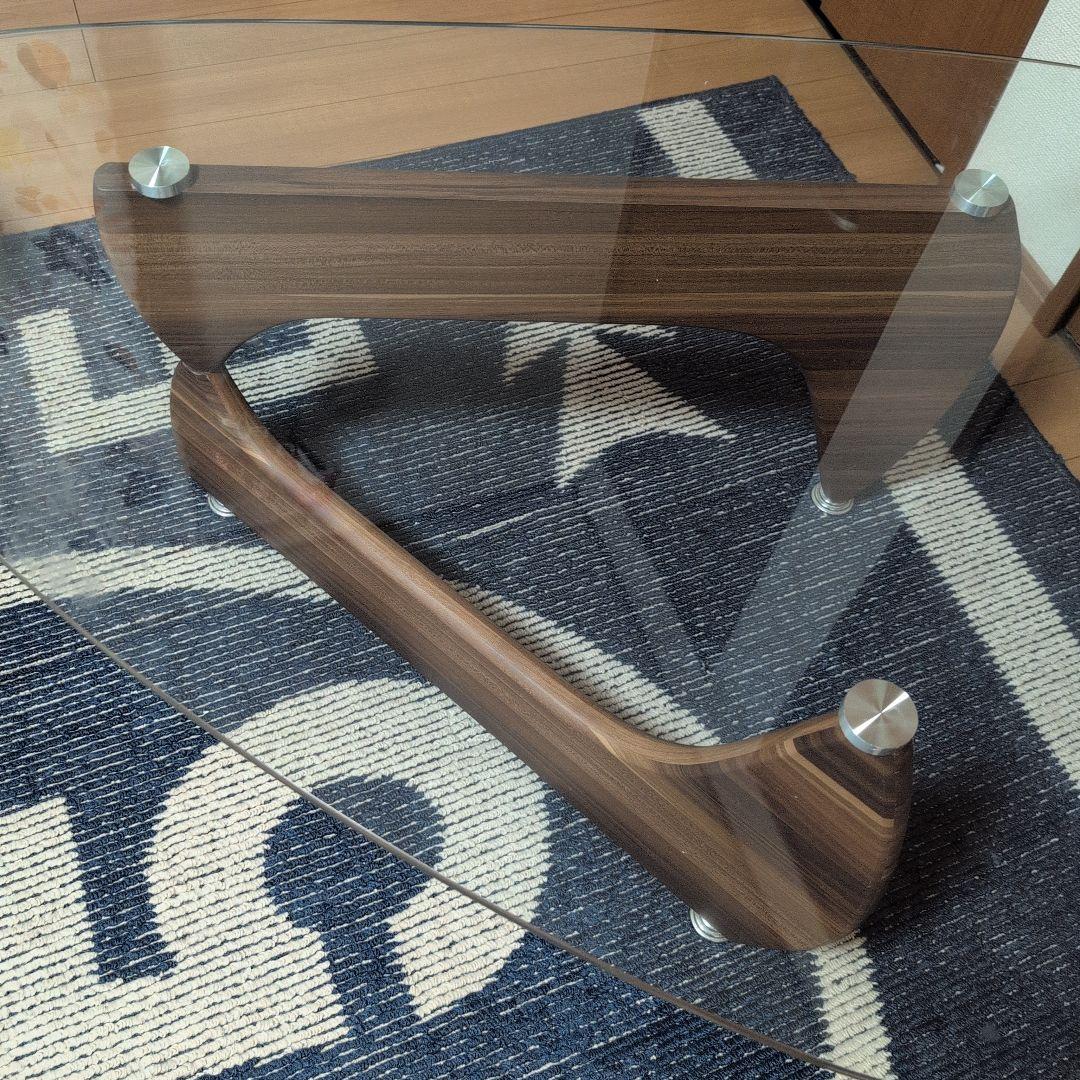 直接引き取り限定　ガラステーブル　コーヒーテーブル　サイドテーブル　ローテーブル