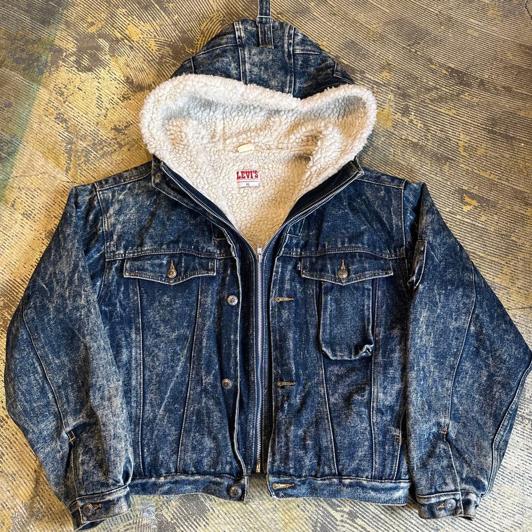 超希少 リーバイス levi's シルバーメダル 80s ボアデニムジャケット
