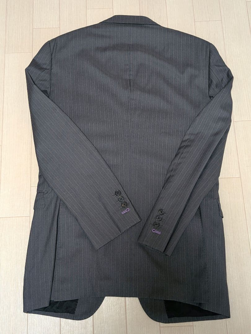 美品　BURBERRY BLACK LABEL 三つ揃えスーツ グレー L