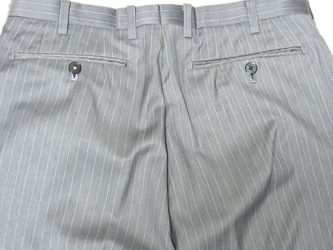 美品　BURBERRY BLACK LABEL 三つ揃えスーツ グレー L