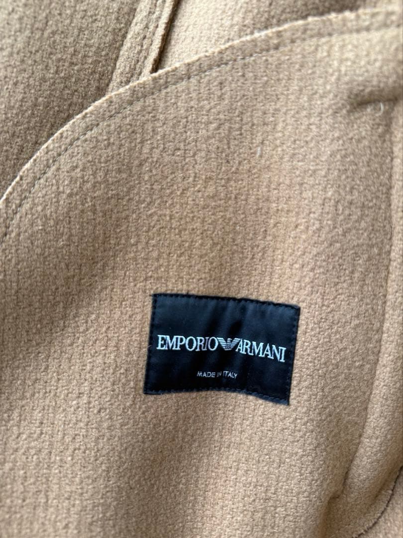 アルマーニ　ベージュ ジップアップジャケット イタリア製
