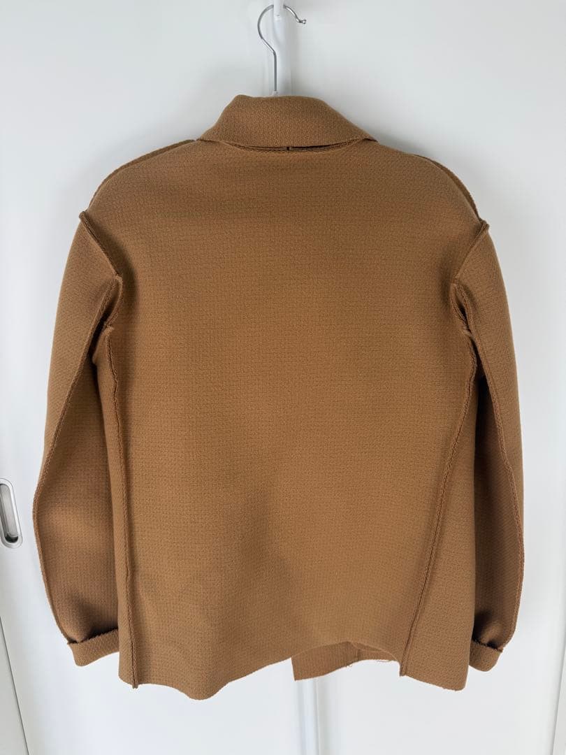 アルマーニ　ベージュ ジップアップジャケット イタリア製