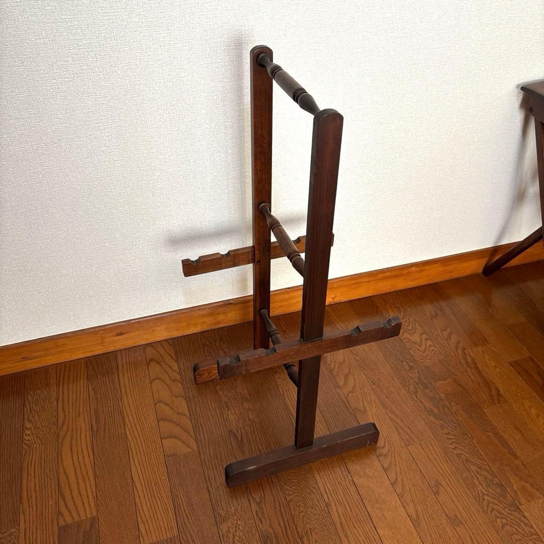 【専用商品】　　　　　　アンティーク 格納式 フォールディング サイドテーブル