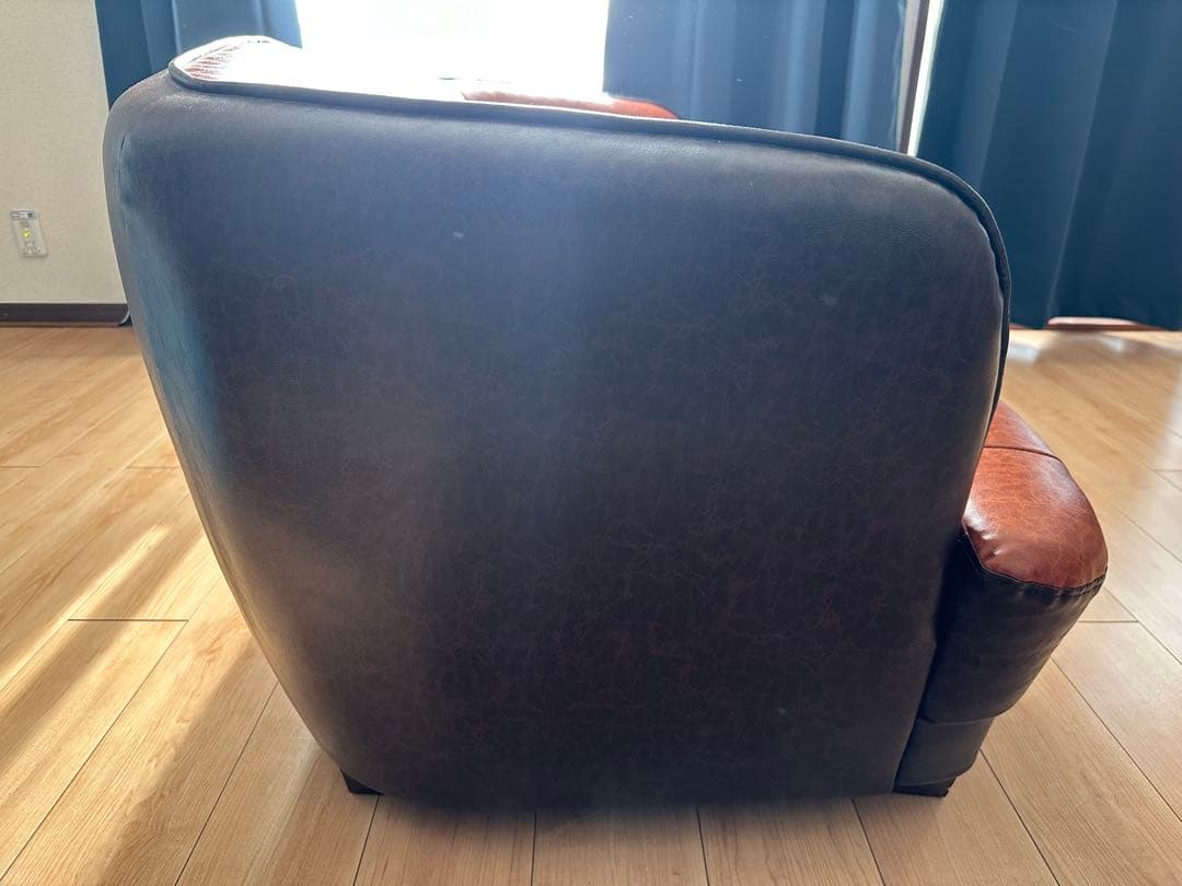 2人掛けソファ(ブラウン)