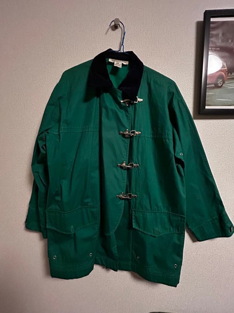 JONES NEW YORK ダッフルコート 緑色 Petite