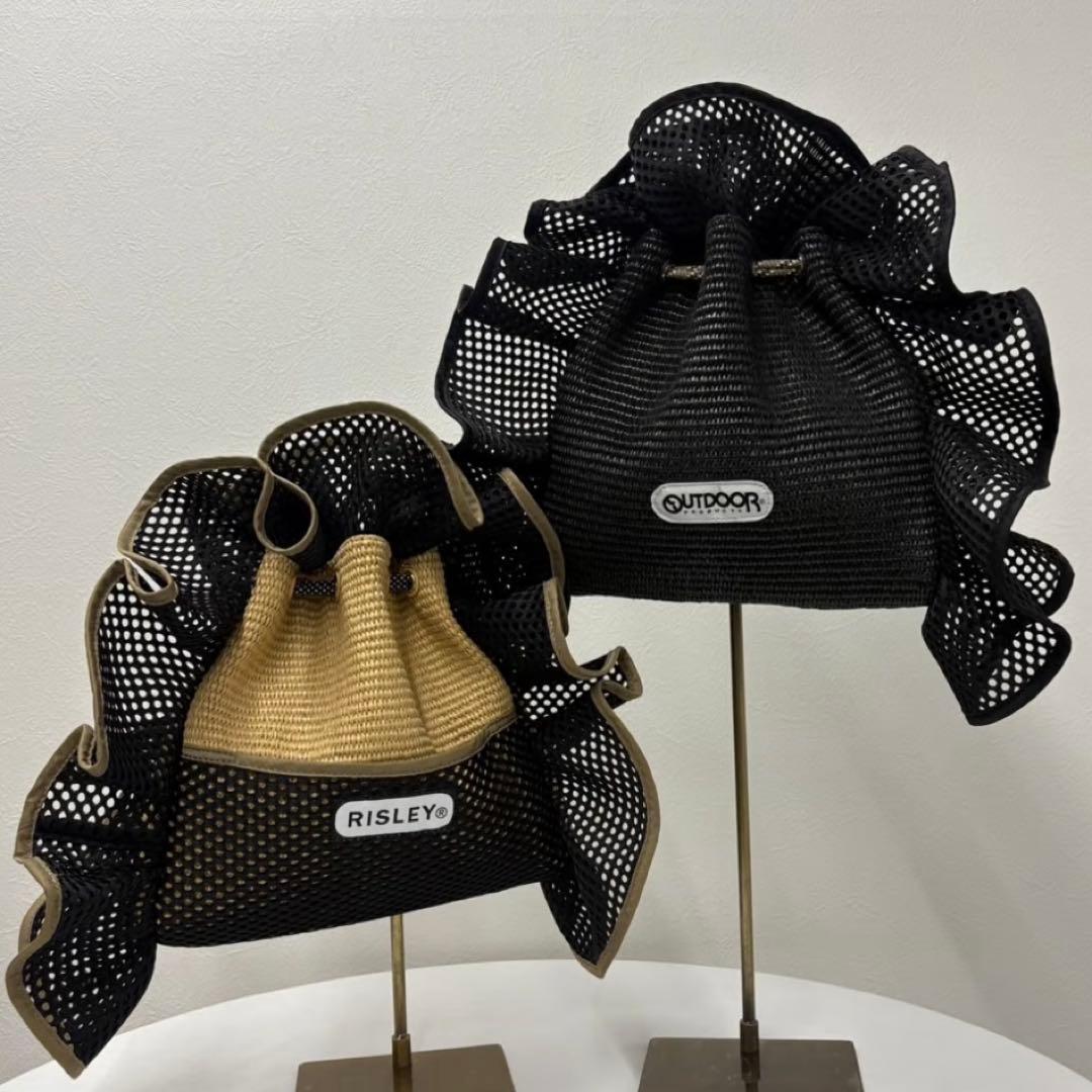 最終値下げ♡RISLEY♡outdoor♡Ruffled basket bag
