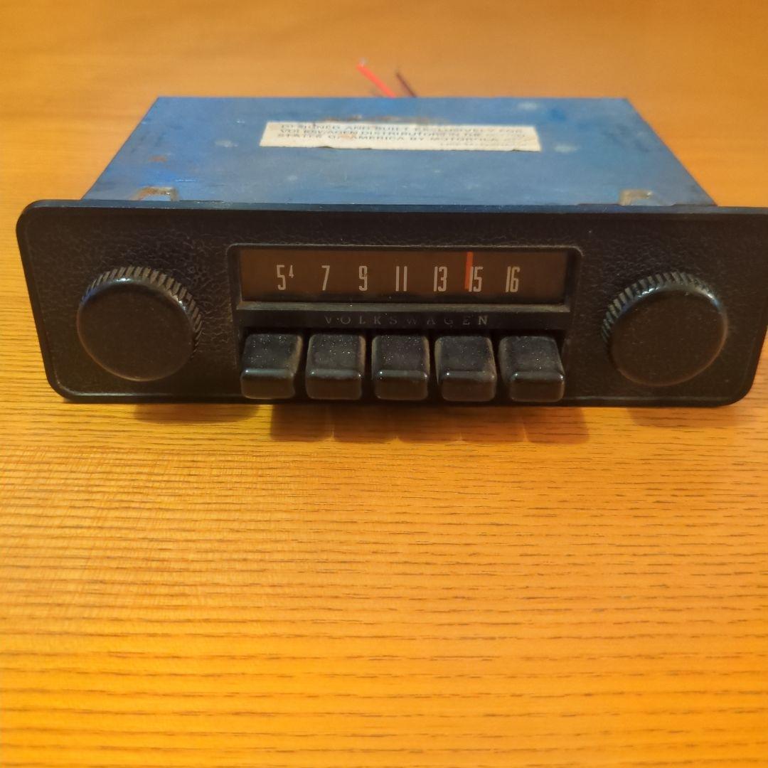 空冷VW カーラジオ純正　ナショナル　ビートル高年式