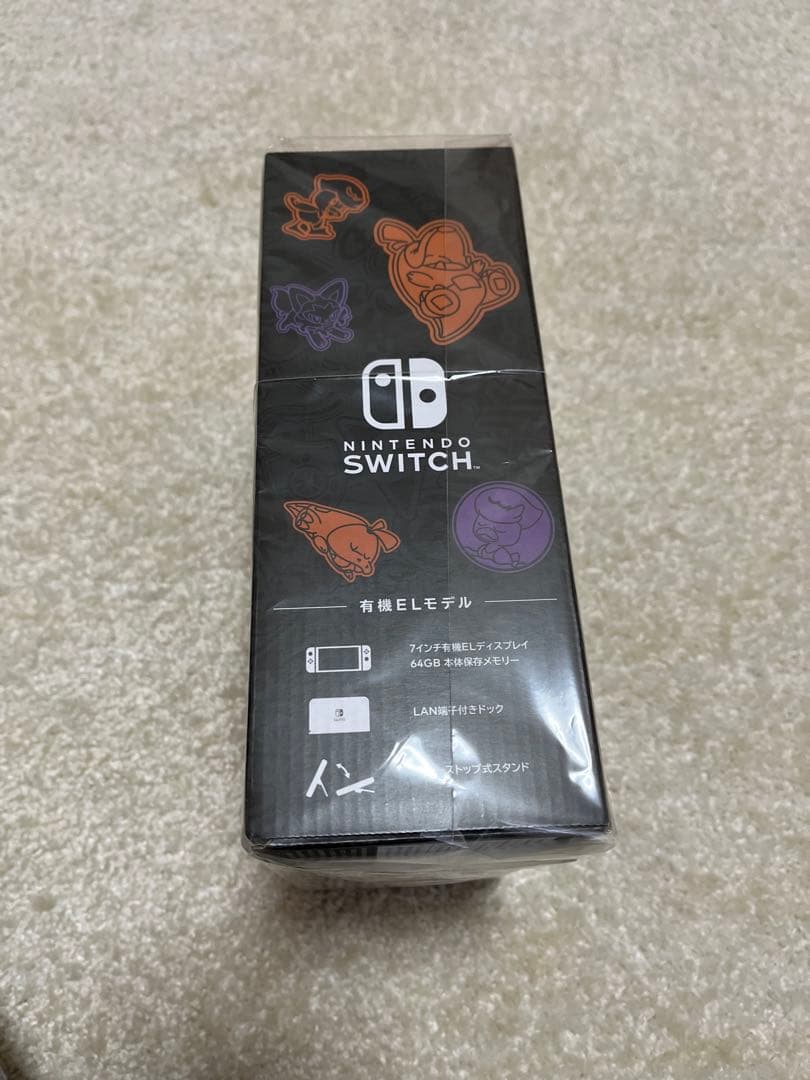 新品、未開封品‼️Switch Nintendo 有機ELモデルスカーレット・バ…