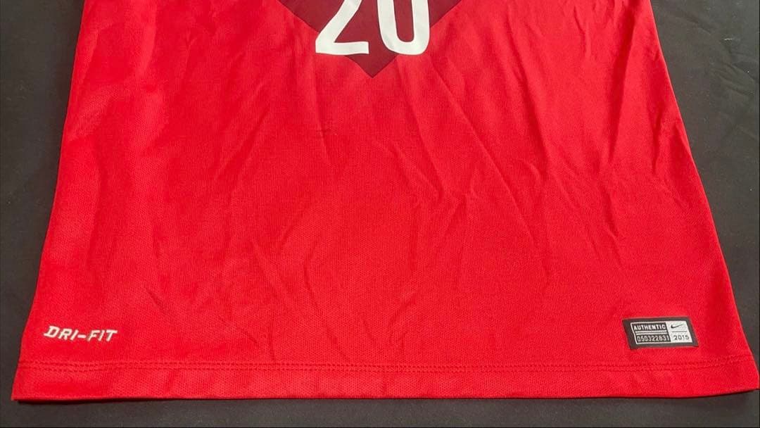 【正規品】鹿島 2015 柴崎岳 20 フルパッチ 日本L 海外M