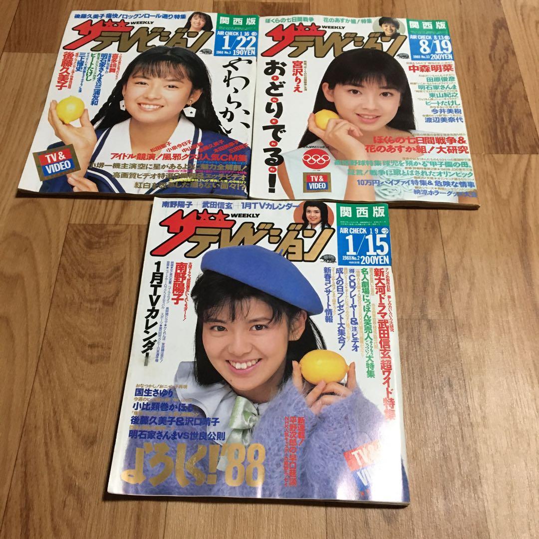 ザテレビジョン 43冊 セット　1985年　1986年