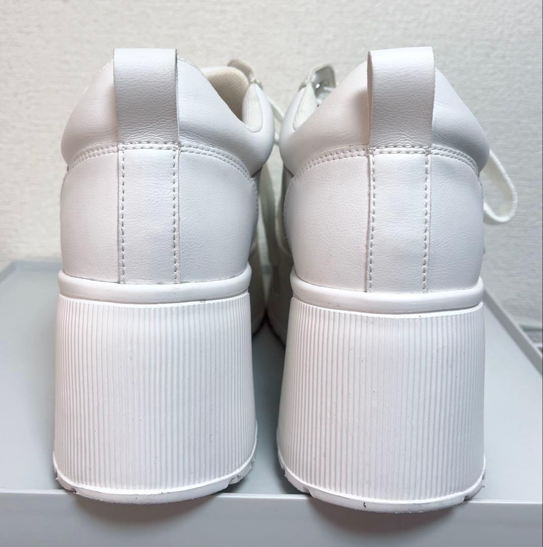 美品 鈴木亜美 厚底スニーカー Lサイズ 24.5 25.0