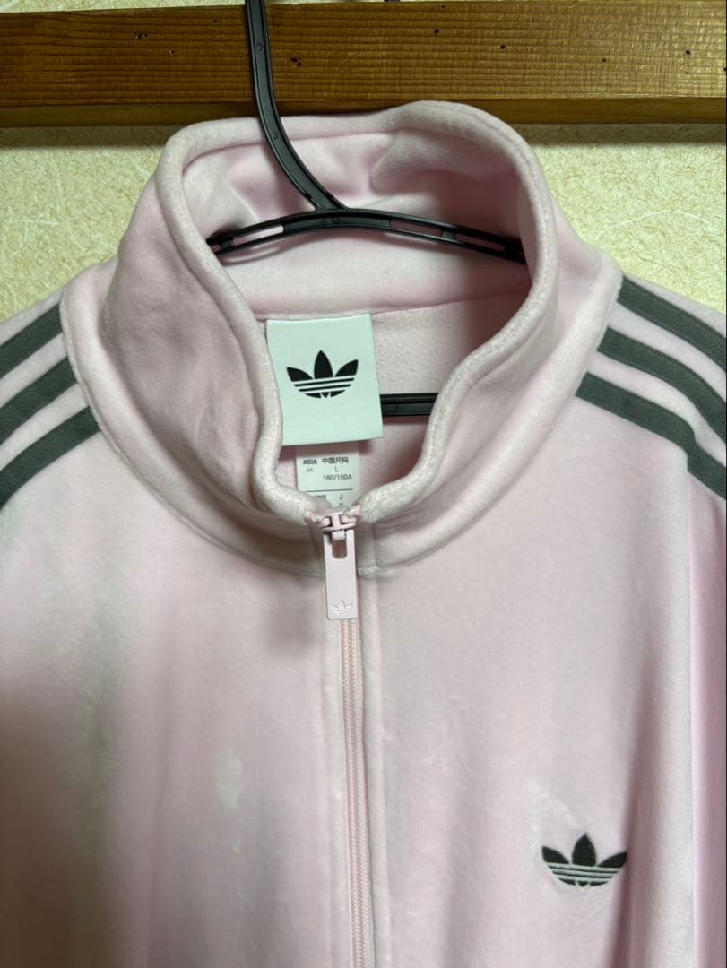 wadidas × Snidel ベロアトラックトップ ピンク 松本ももな