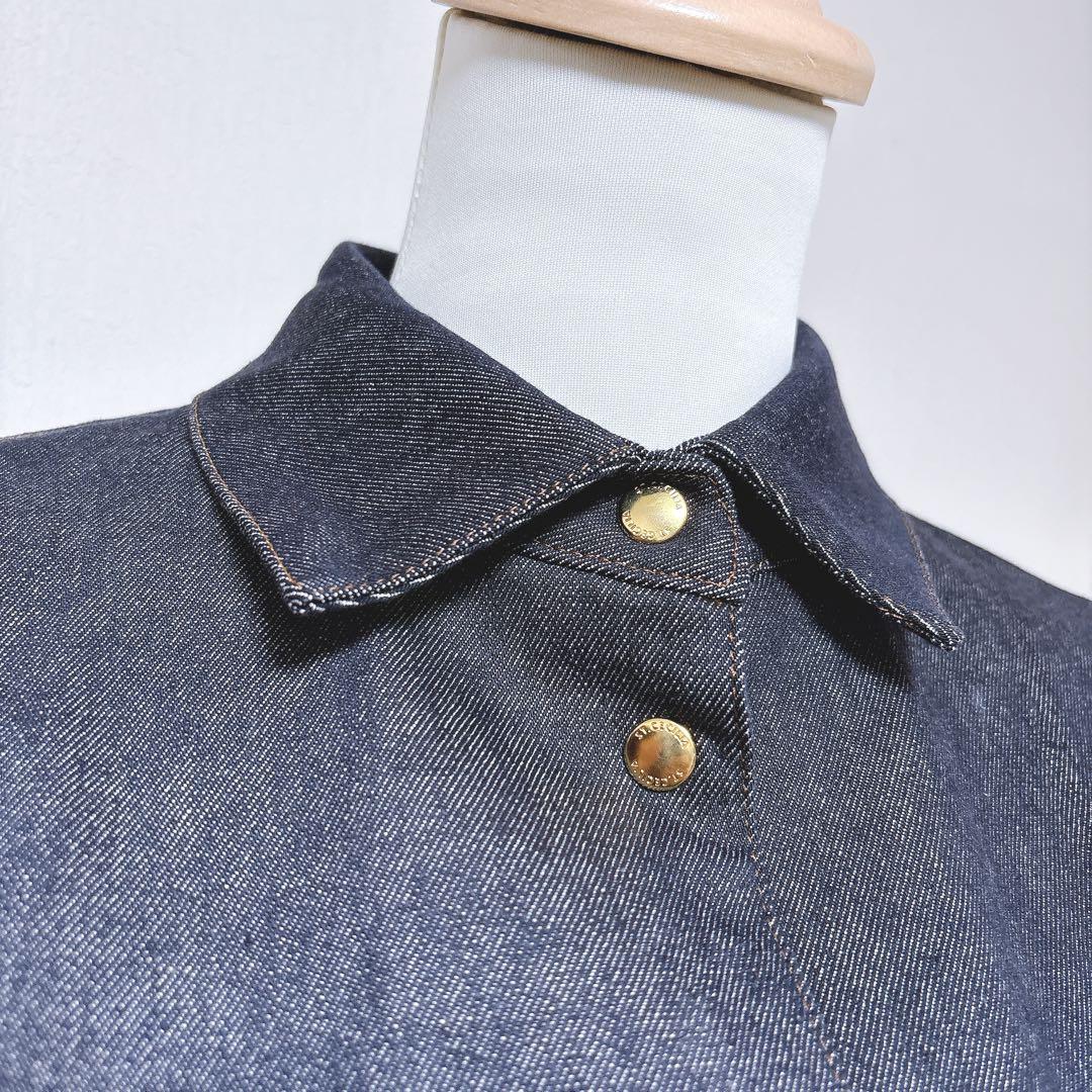 【セントセシリア】美品 ガーリッシュ ランタンデニムジャケット バルーン F