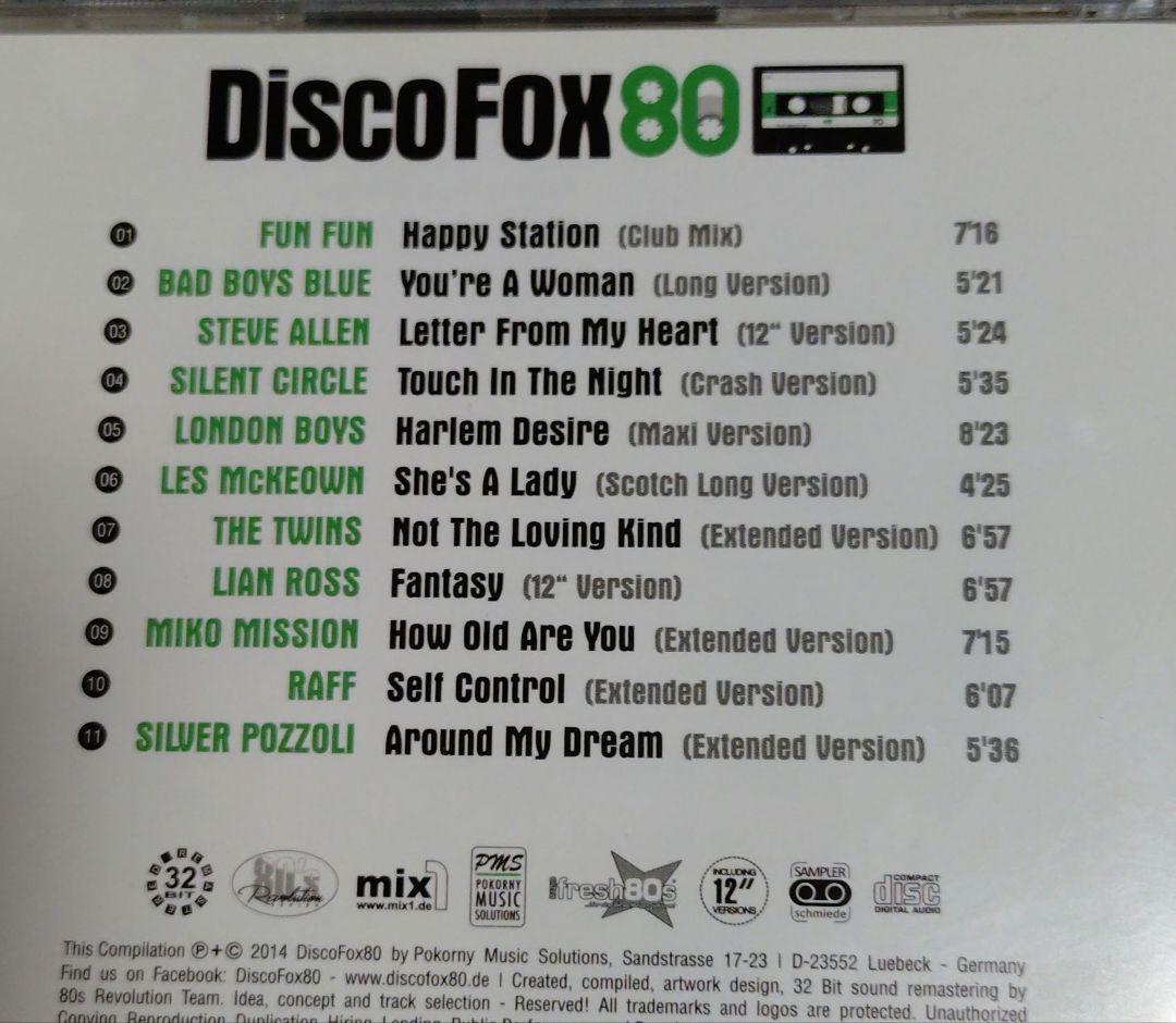 DISCO FOX80 イタロディスコ ダンスミュージック