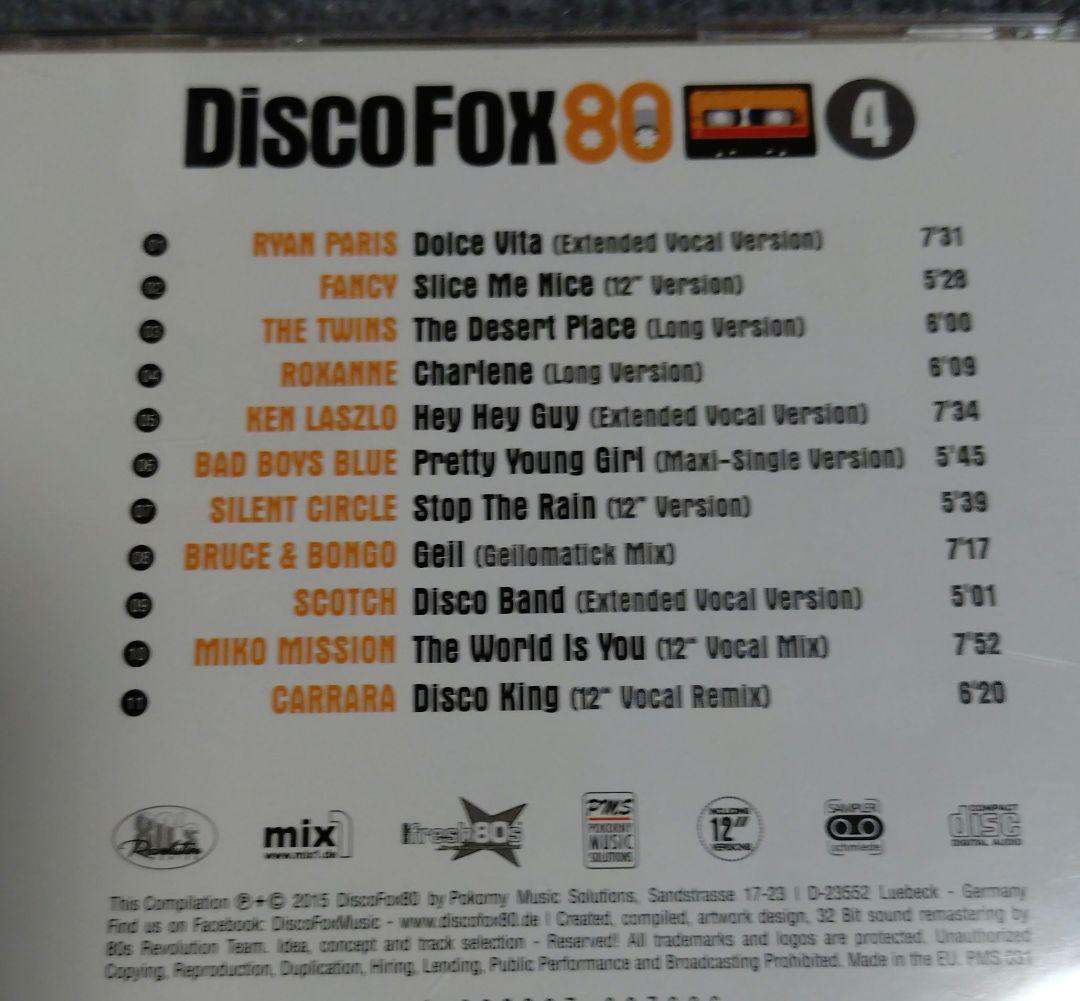 DISCO FOX80 イタロディスコ ダンスミュージック