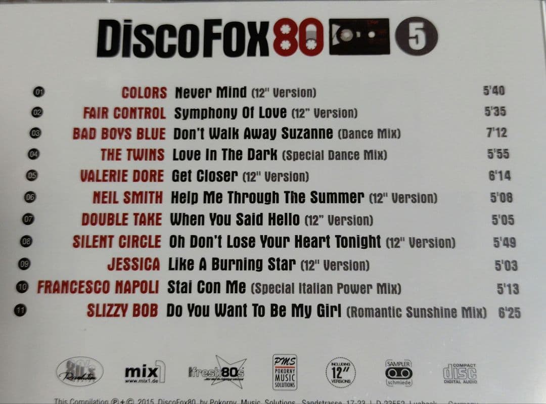 DISCO FOX80 イタロディスコ ダンスミュージック