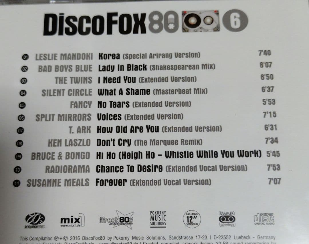 DISCO FOX80 イタロディスコ ダンスミュージック