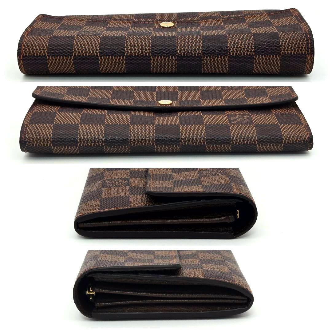 ルイヴィトン ポルトフォイユ サラ 長財布 二つ折り N61734 ダミエ 財布