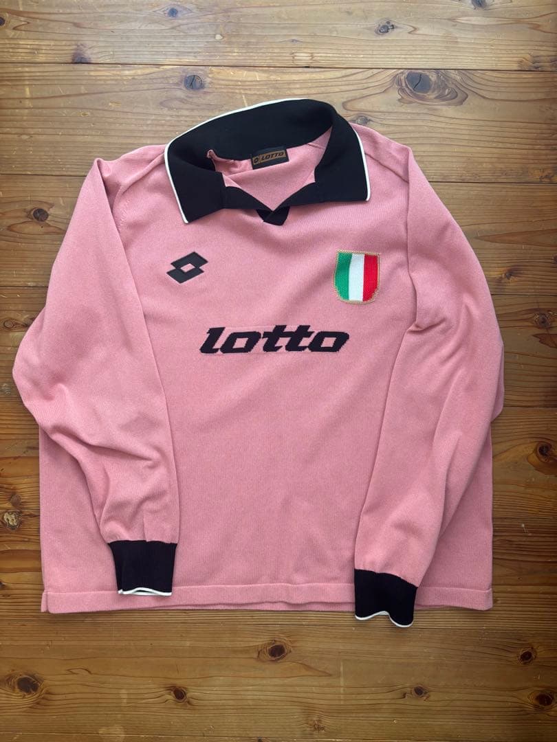 Lotto ポロシャツ ピンク イタリア国旗