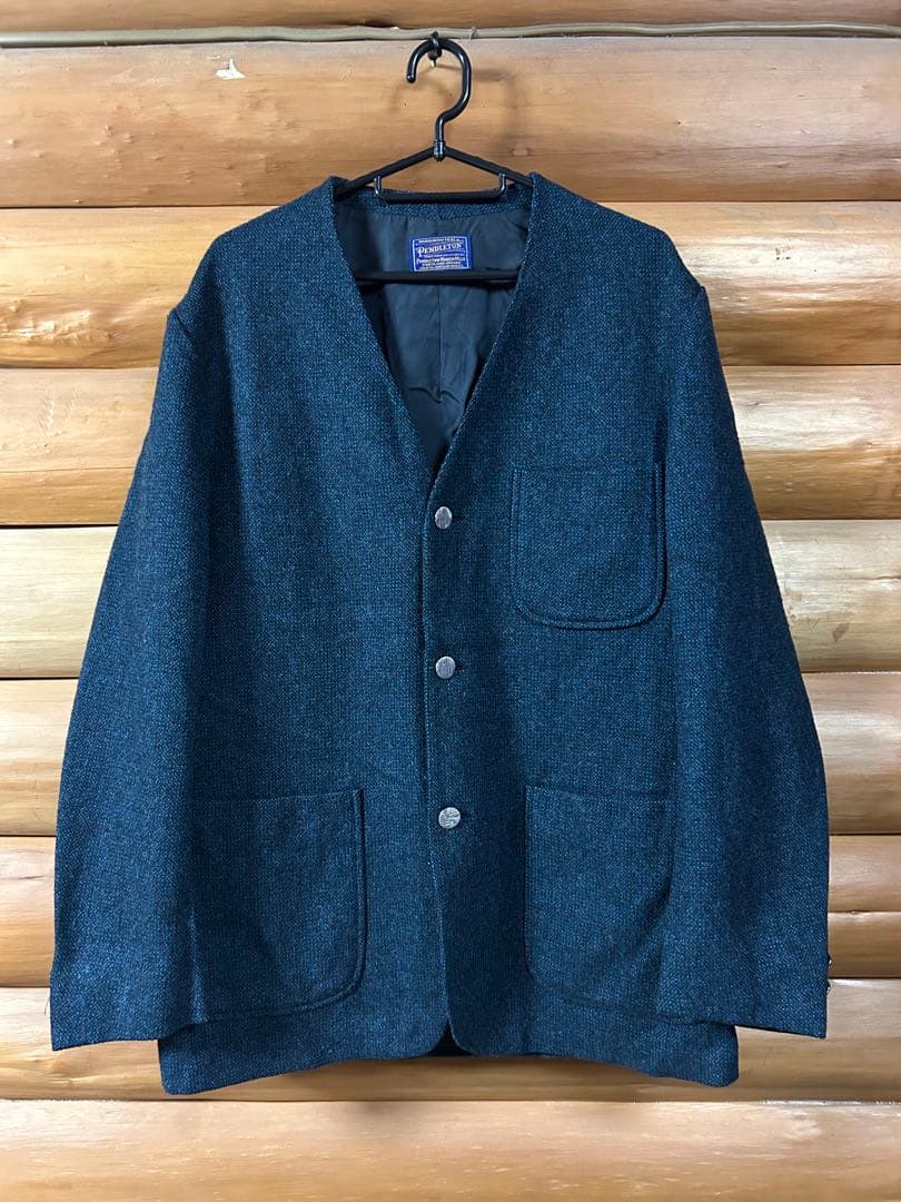 40s PENDLETON ノーカラージャケット　珍品
