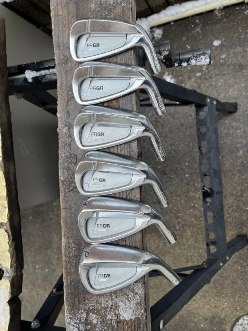 中古アイアン　PRGR 02 プロギア　6本　ヘッドのみ