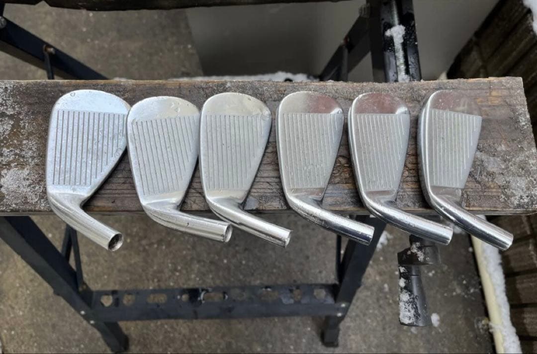 中古アイアン　PRGR 02 プロギア　6本　ヘッドのみ