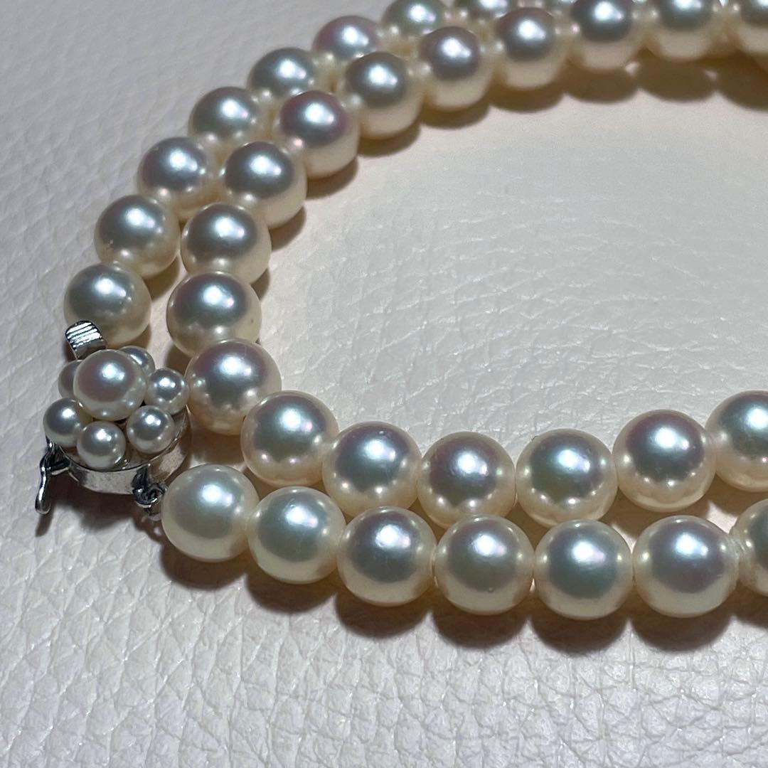 照り最強✨️ TASAKI あこや真珠 パール ネックレス 約7.0~7.5mm