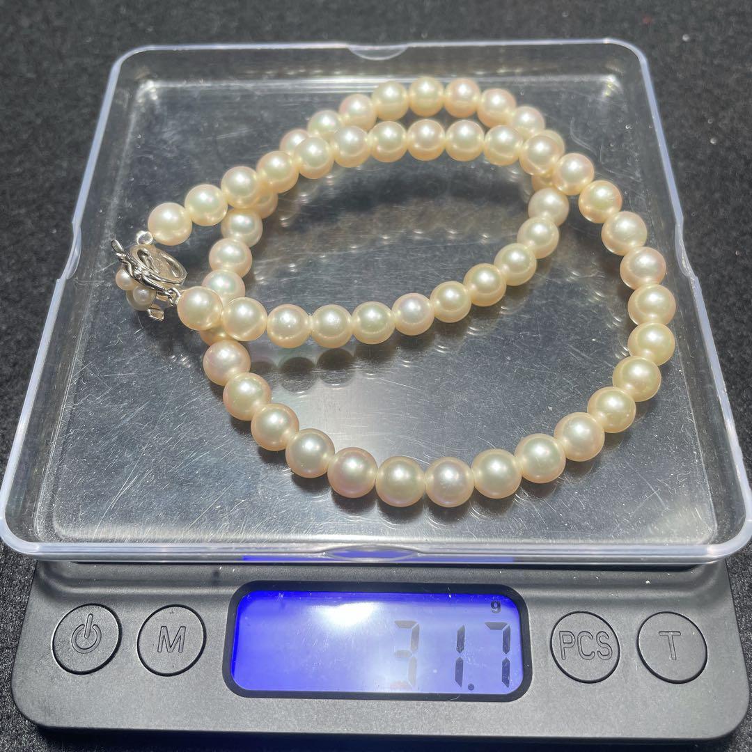 照り最強✨️ TASAKI あこや真珠 パール ネックレス 約7.0~7.5mm